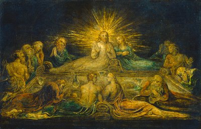 La Última Cena, 1799 de William Blake